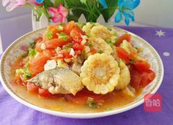 玉米番茄鱼的做法图解13