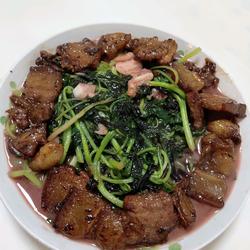 炒红苋菜的做法[图]