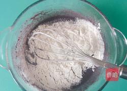 黑米蒸蛋糕的做法图解6