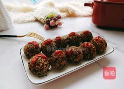 香煎芝麻饭团的做法图解1