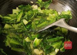 清炒油麦菜的做法图解7