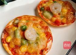 饺子皮披萨的做法图解11