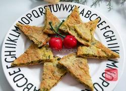 宝宝辅食香椿鸡蛋饼的做法图解5