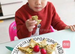 宝宝辅食香椿鸡蛋饼的做法图解6