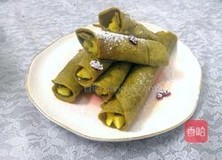 (无油)抹茶苹果卷的做法图解14