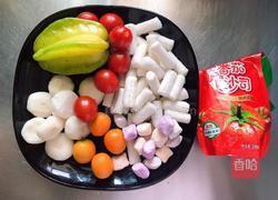 茄汁水果年糕的做法图解1