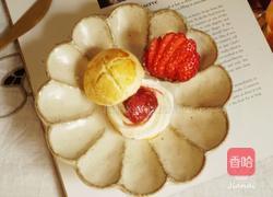 创意水果菜+草莓酱小奶酥的做法图解14