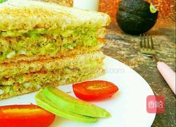 牛油果吐司的做法图解4