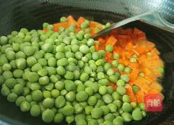 Illustration of how to make carrots and peas 7