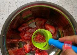 草莓溶豆的做法图解3