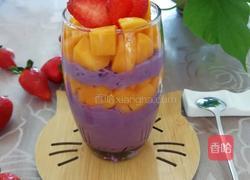 紫薯芒果杯的做法图解5