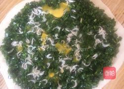 韭菜鸡蛋虾皮饼的做法图解3