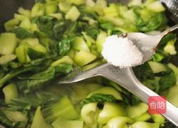 清炒上海青的做法图解9