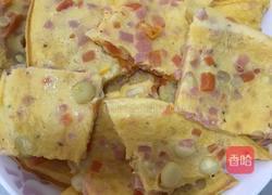 电饼铛田园蔬菜鸡蛋饼的做法图解8