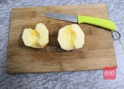 苹果鸟巢鸡蛋饼的做法图解2