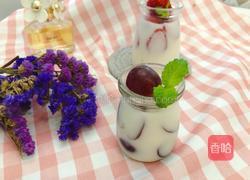 葡萄奶香小布丁的做法图解9