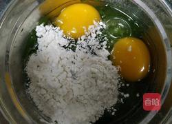 艾蒿鸡蛋饼的做法图解4