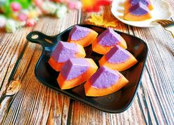 紫薯木瓜奶冻
