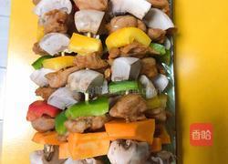 串烧鸡肉果蔬的做法图解9