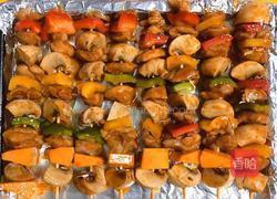 串烧鸡肉果蔬的做法图解11
