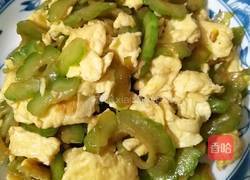 苦瓜炒鸡蛋的做法图解9