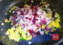 五彩菠萝饭的做法图解8