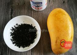 香芒紫米甜汤的做法图解1