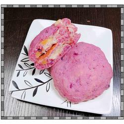 爆浆黄桃芝士紫薯包的做法[图]