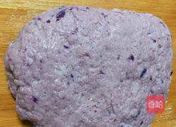 爆浆黄桃芝士紫薯包的做法图解6