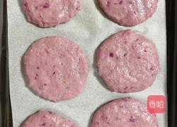 爆浆黄桃芝士紫薯包的做法图解11
