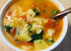 番茄土豆疙瘩汤