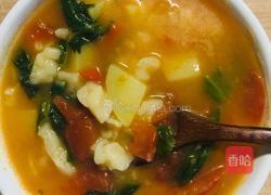 番茄土豆疙瘩汤的做法图解6