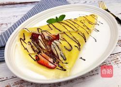 水果酸奶可丽饼的做法图解12