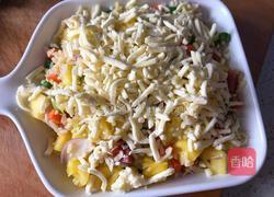 芝士菠萝炒饭的做法图解11