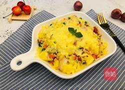 芝士菠萝炒饭的做法图解13
