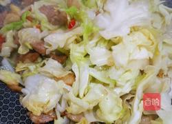 包菜炒肉的做法图解6