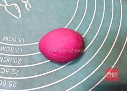 蔬果汁草莓馒头的做法图解7