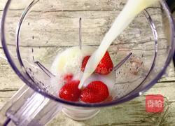 草莓乳酸菌奶昔的做法图解4