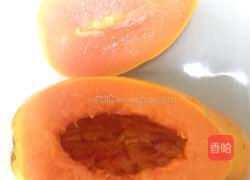 木瓜牛奶炖鸡蛋的做法图解2