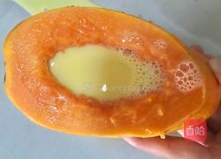 木瓜牛奶炖鸡蛋的做法图解5