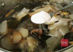 黑豆海带白萝卜鸡汤的做法图解14
