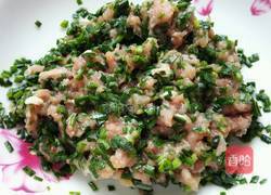 韭菜肉煎馄饨的做法图解2