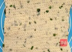 Illustration of how to make green onion flavored biscuits 5