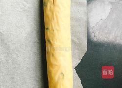 蜂蜜味香葱肉松蛋糕卷(卡仕达酱)的做法图解13