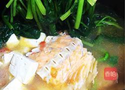 三文鱼骨豆腐汤的做法图解7