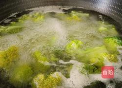 西兰花炒虾仁的做法图解4
