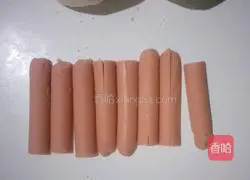 Illustration of how to make Chinese burgers for quick meals 3