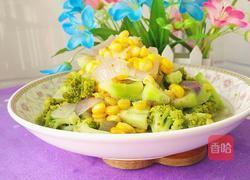 玉米炒西兰花的做法图解16