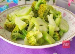 玉米炒西兰花的做法图解6