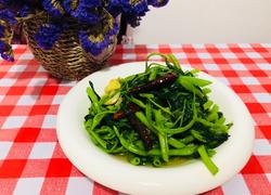 炝炒空心菜